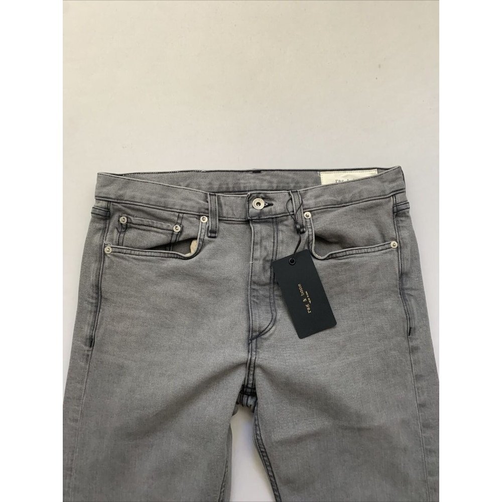 Rag & Bone Men's Gray Fit 2 Slim Jeans NWT - Picture 4 of 14